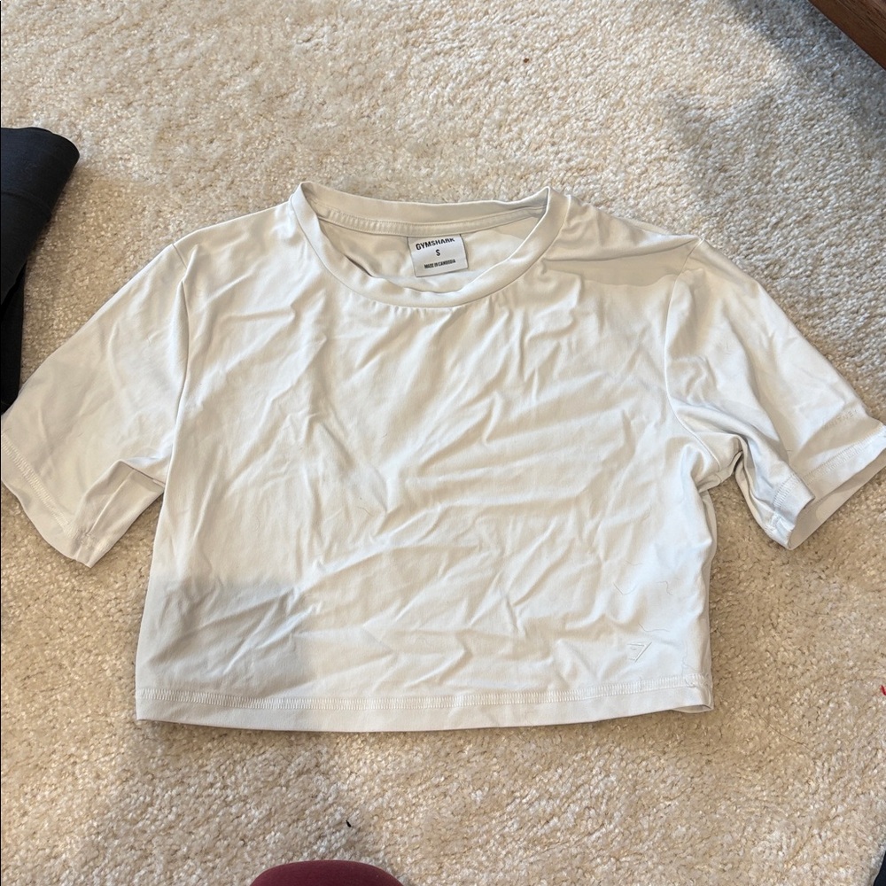 Gymshark Cream Women's Crop Top